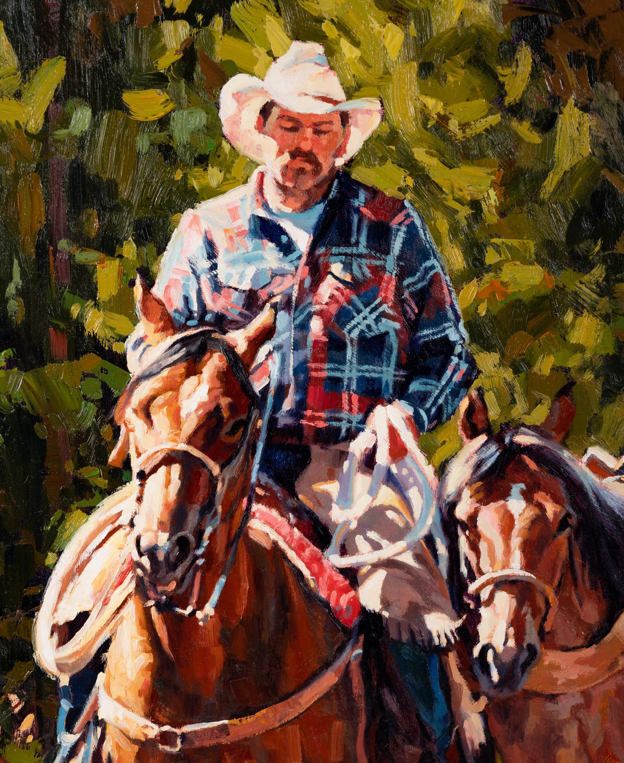 Cowboy on Horseback
