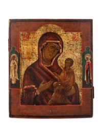 A Russian Icon of the Mother of God Kazan — 19TH CENTURY