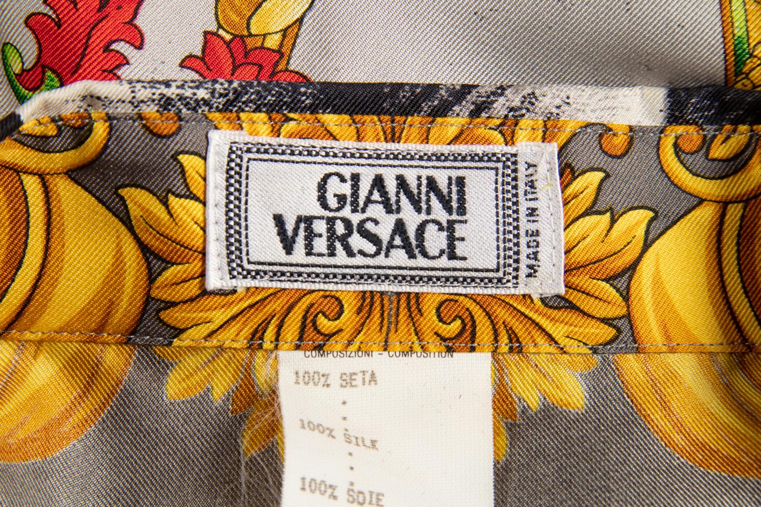 Three Versace Silk Shirts, 1990-2000s