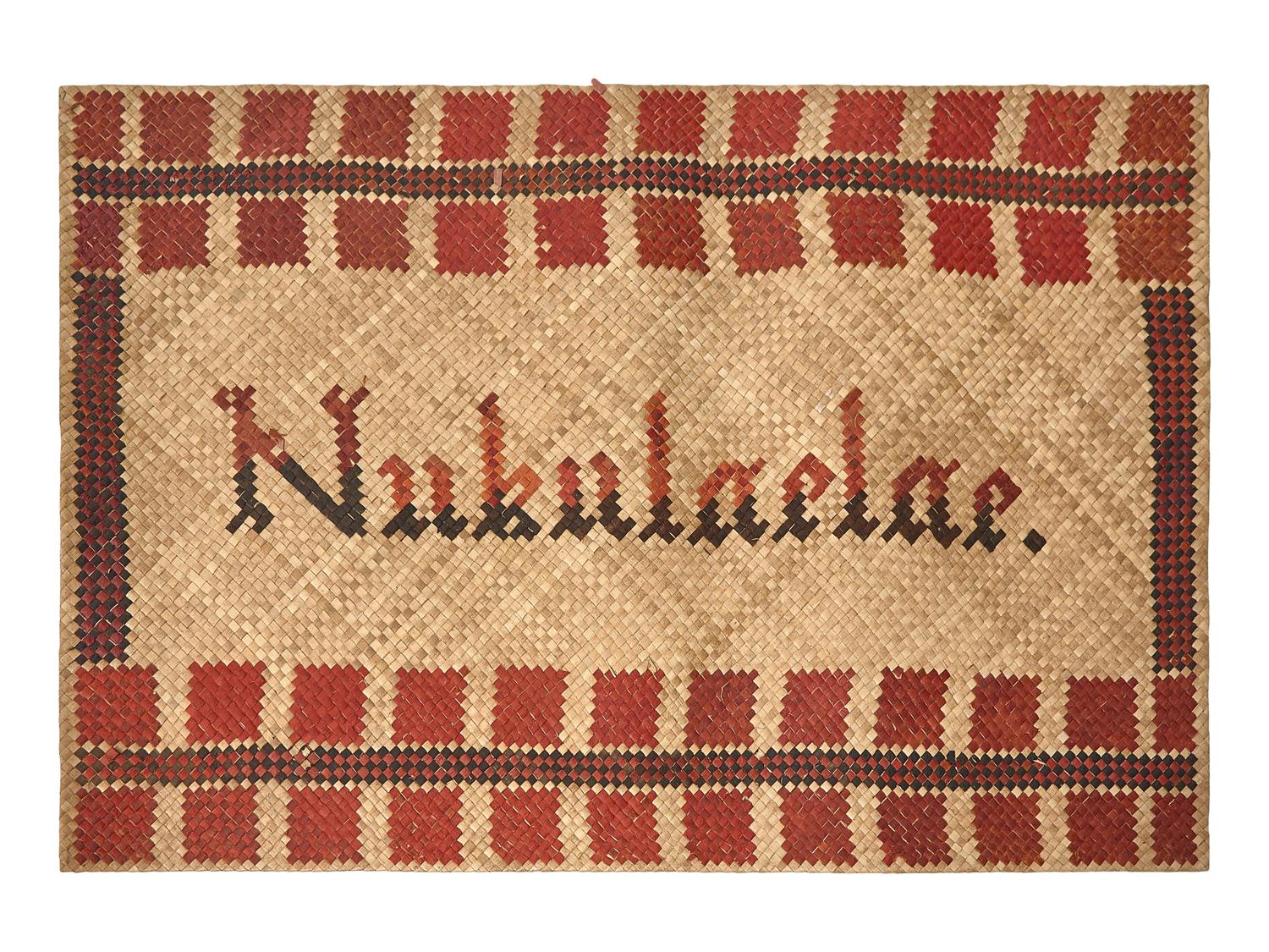 Two Woven Pandanus Mats