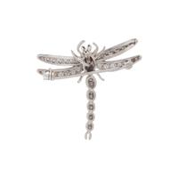TIFFANY & CO., PLATINUM, DIAMOND, AND SAPPHIRE DRAGONFLY BROOCH
