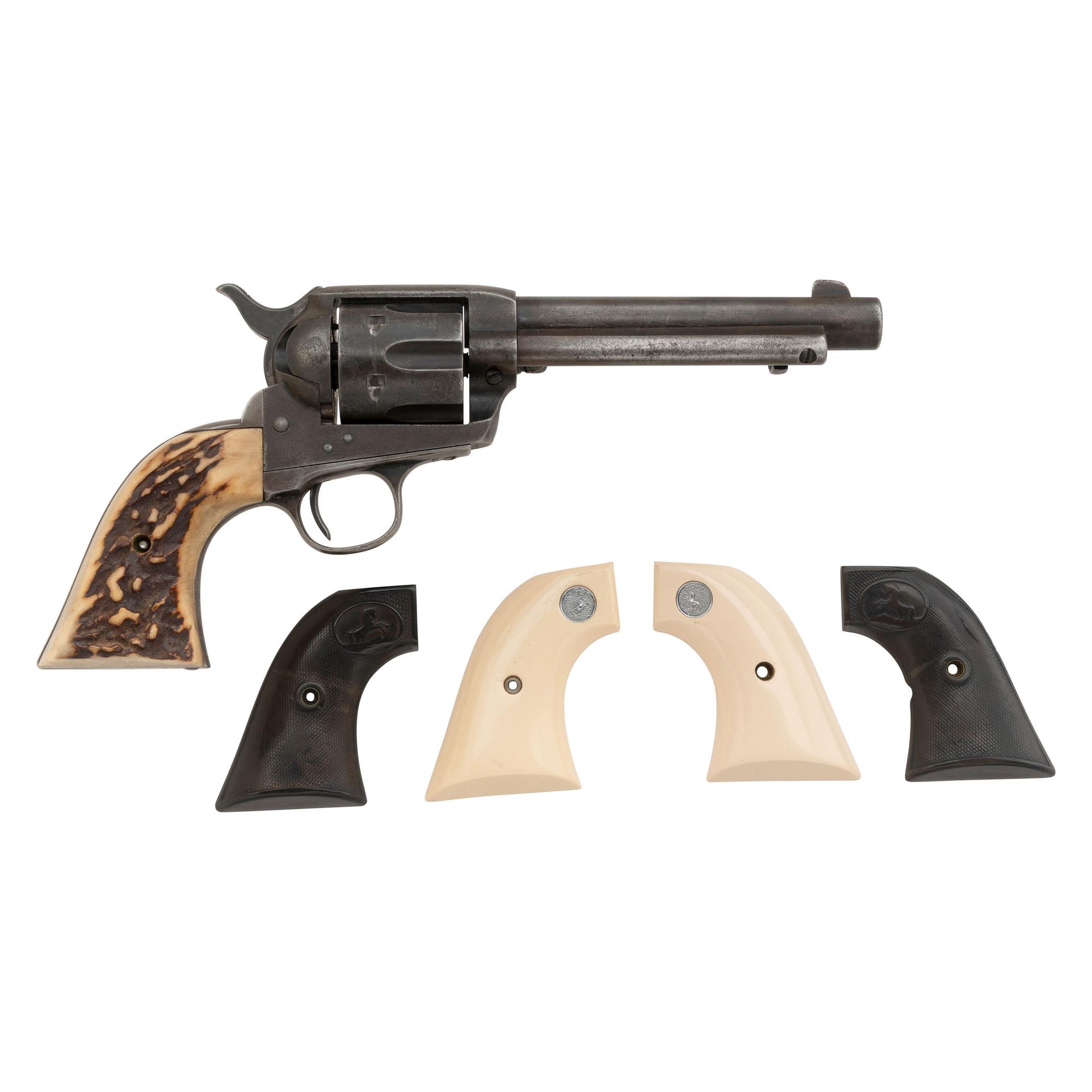 **Colt Single Action Army Revolver with Extra Grips