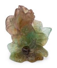 A Daum Pâte de Verre Candlestick