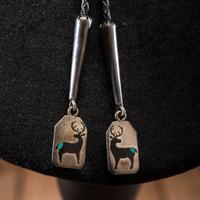 Zuni Silver and Mosaic Inlay Bolo Tie
