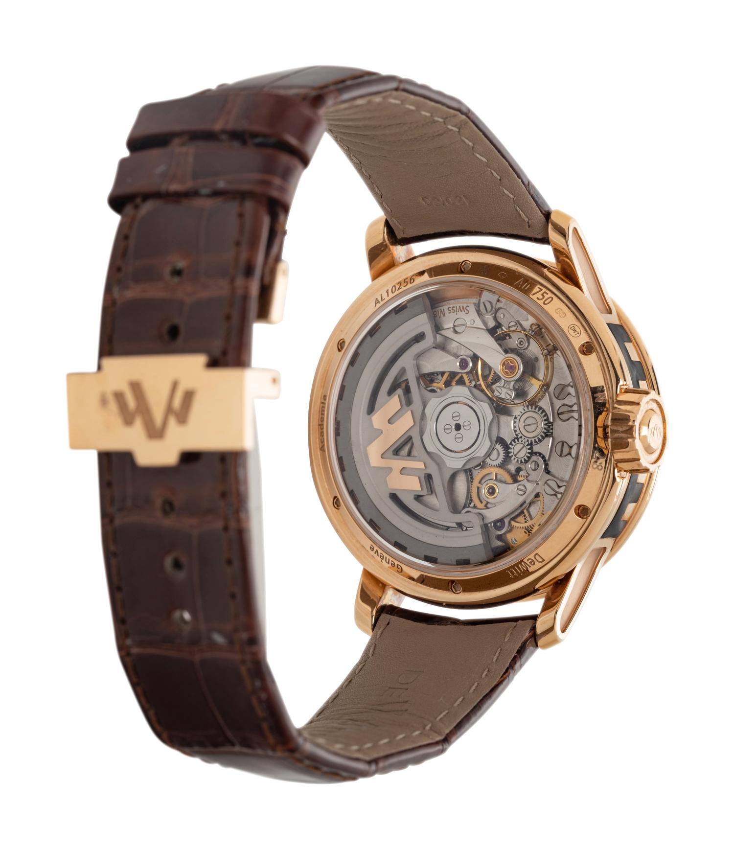 DEWITT, 18K ROSE GOLD 'ACADEMIA MATHEMATICAL' WATCH