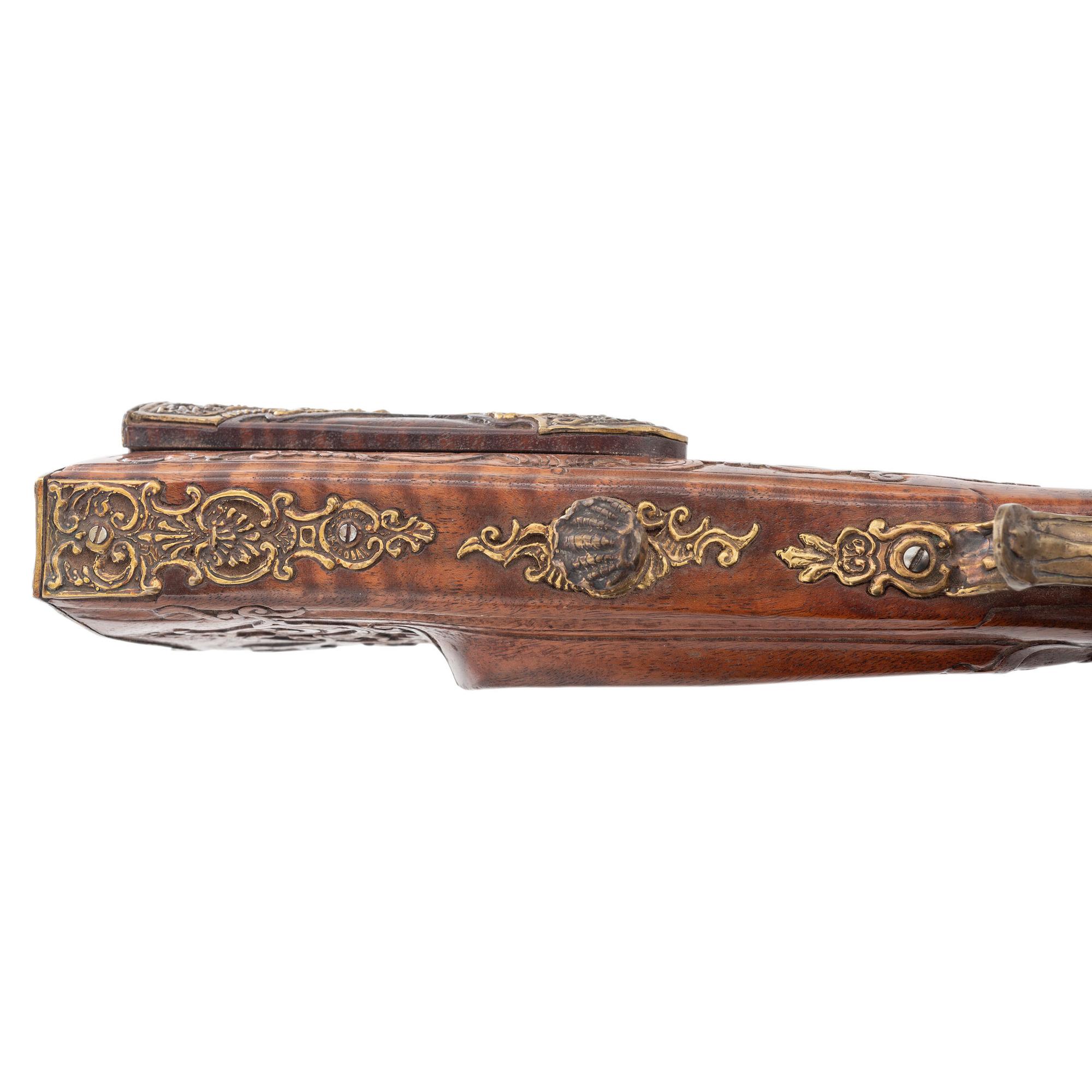 Contemporary Flintlock Jaeger Rifle in the Style of J. Hauer