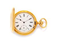 Yellow Gold Hunter Case Pocket Watch