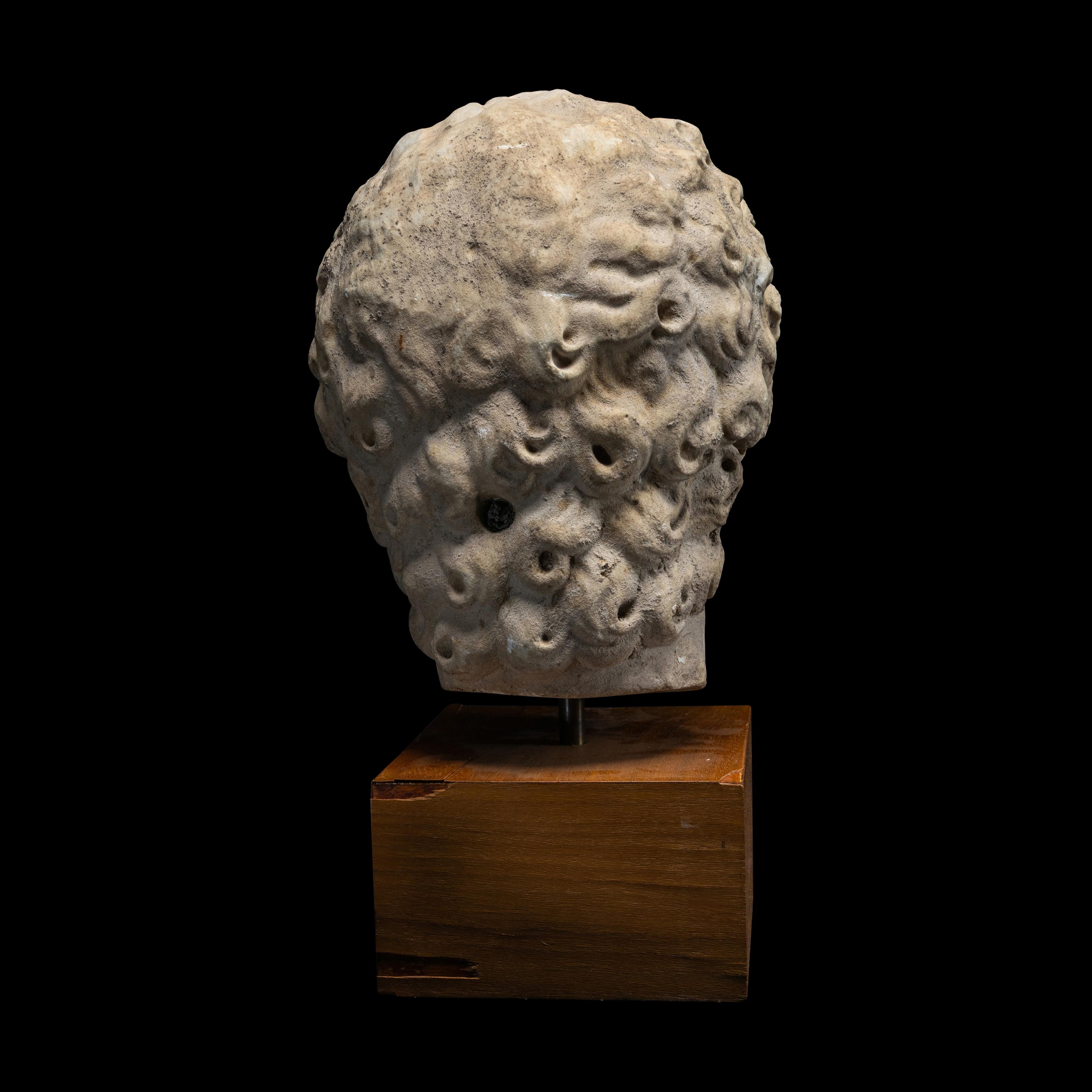 A Roman Marble Head of a Youth