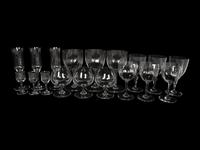 A Baccarat Stemware Service