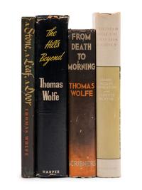 WOLFE, Thomas (1900-1938). A group of 3 FIRST EDITIONS, comprising: