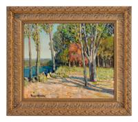 Augustus William Dunbier (American, 1888–1977) — A First Sign of Autumn