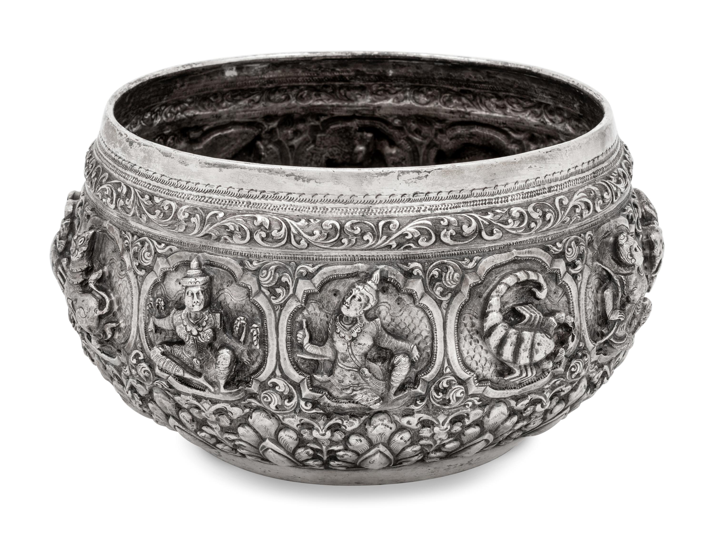 A Southeast Asian Silver Bowl