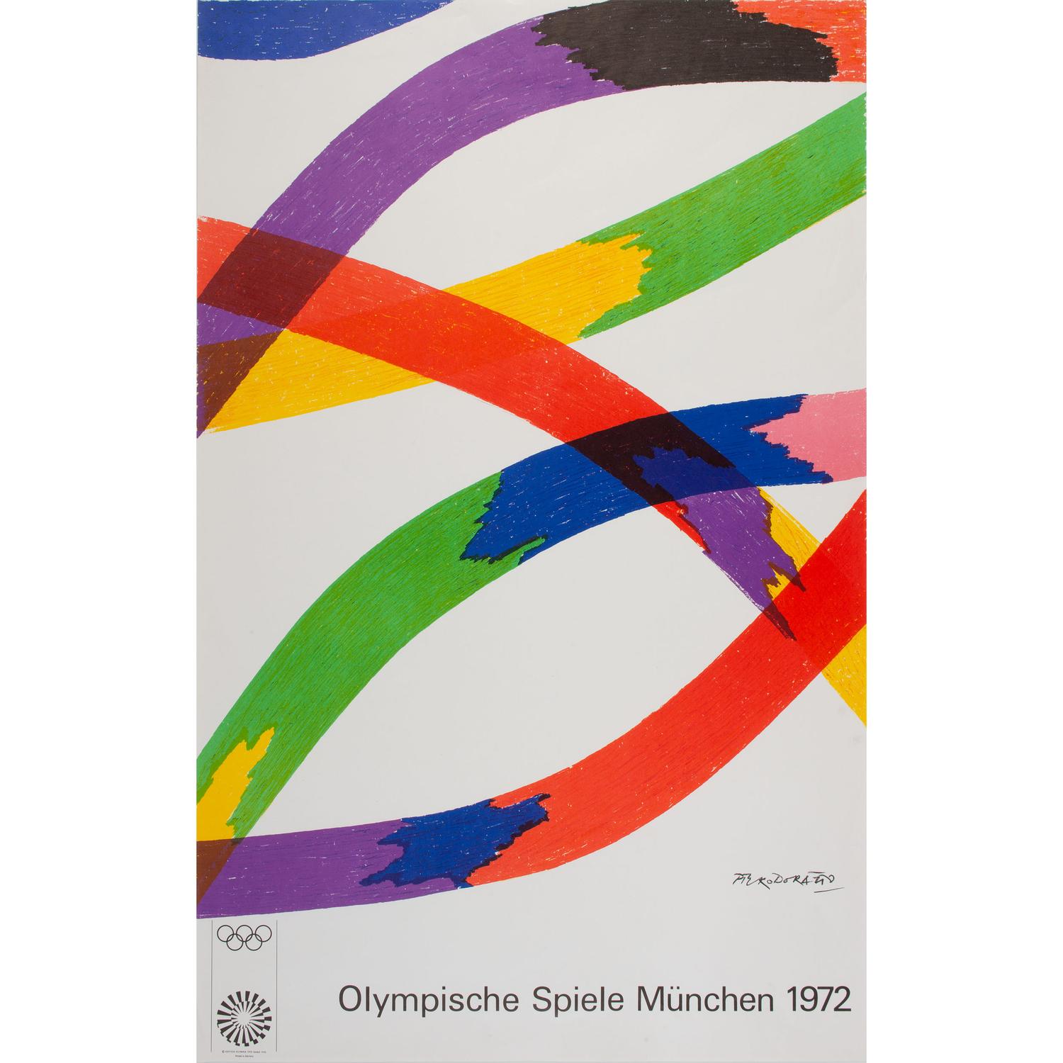 Four Exhibition Posters for the 1972 Munich Olympics