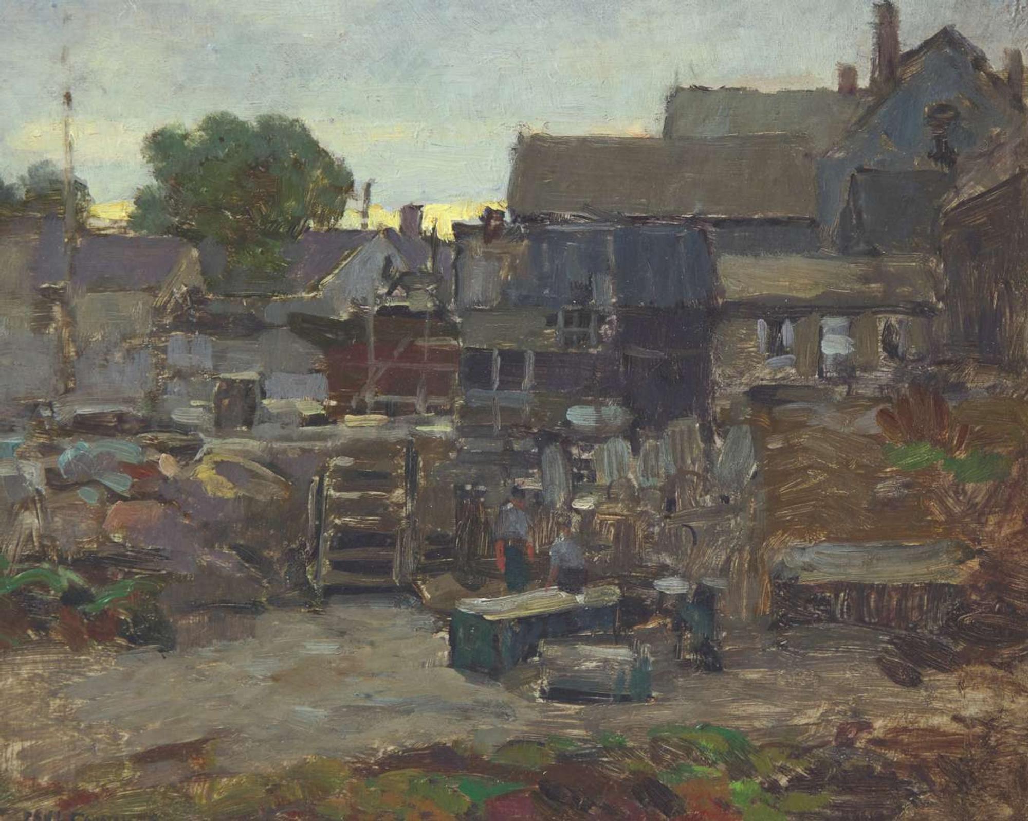 Paul Cornoyer (American, 1864-1923) - Bearskin Neck, Rockport