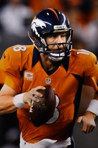 A Group of Peyton Manning Denver Broncos Signed Autograph Items,