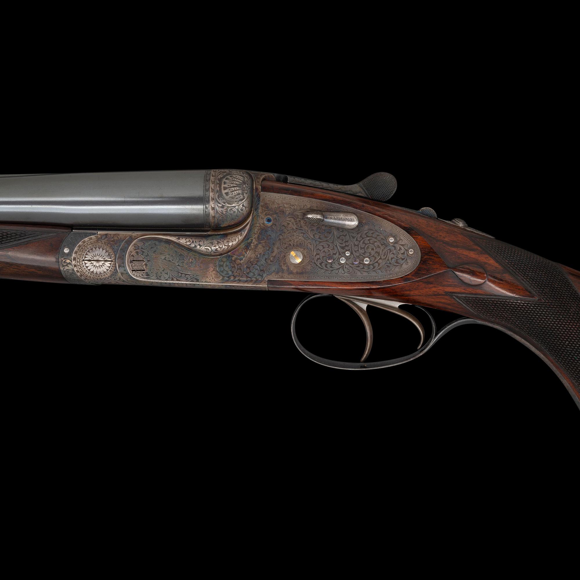 **Holland & Holland Royal Hammerless Full Side Lock Ejector Double Rifle in .240 Flanged with Case and Accessories