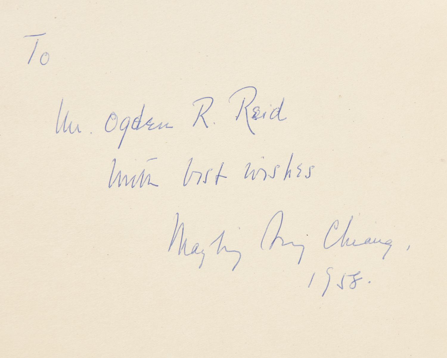 [Art] Mei-ling, Soong (Madame Chiang Kai-Shek). Paintings by Madame Chiang Kai-Shek