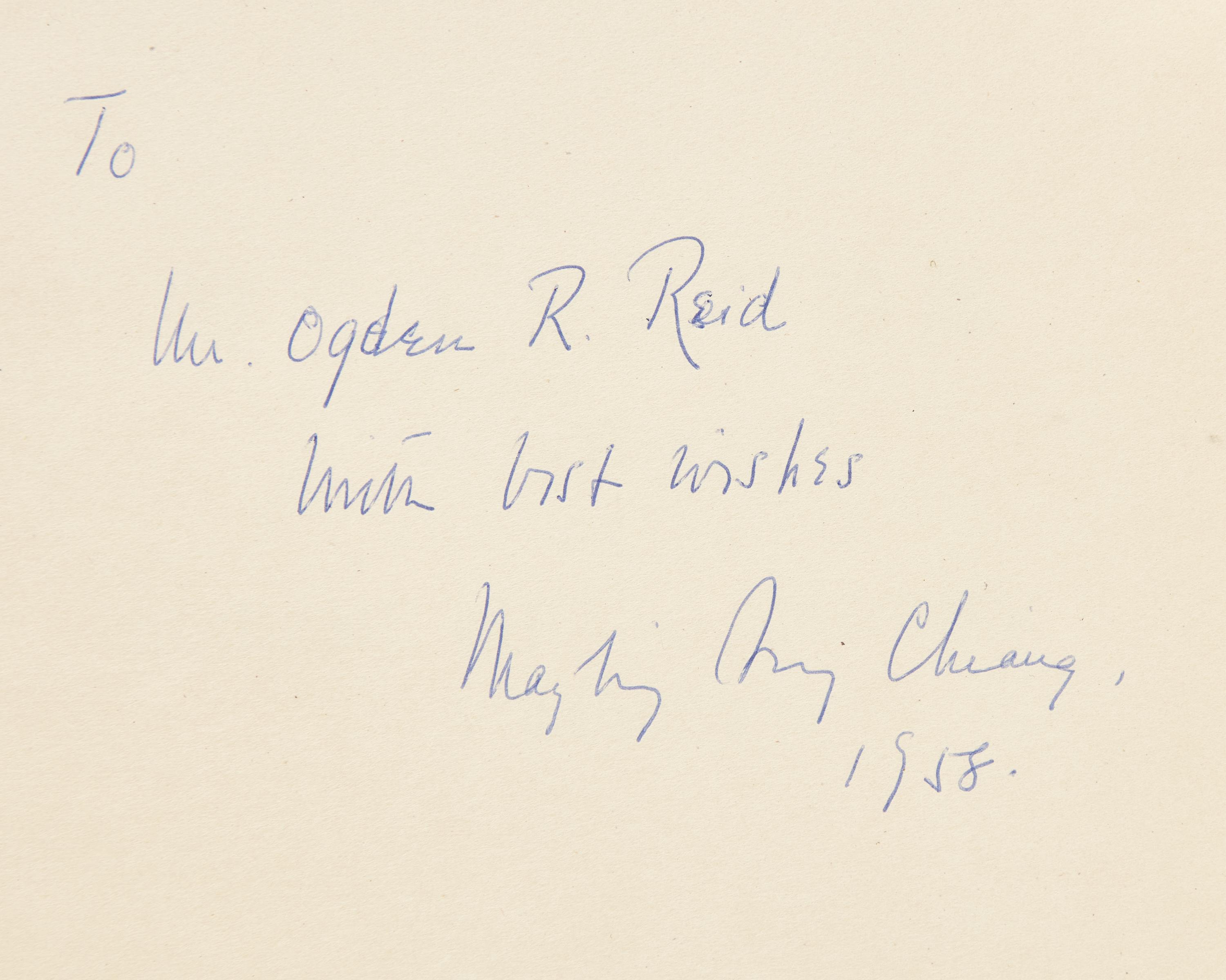 [Art] Mei-ling, Soong (Madame Chiang Kai-Shek). Paintings by Madame Chiang Kai-Shek