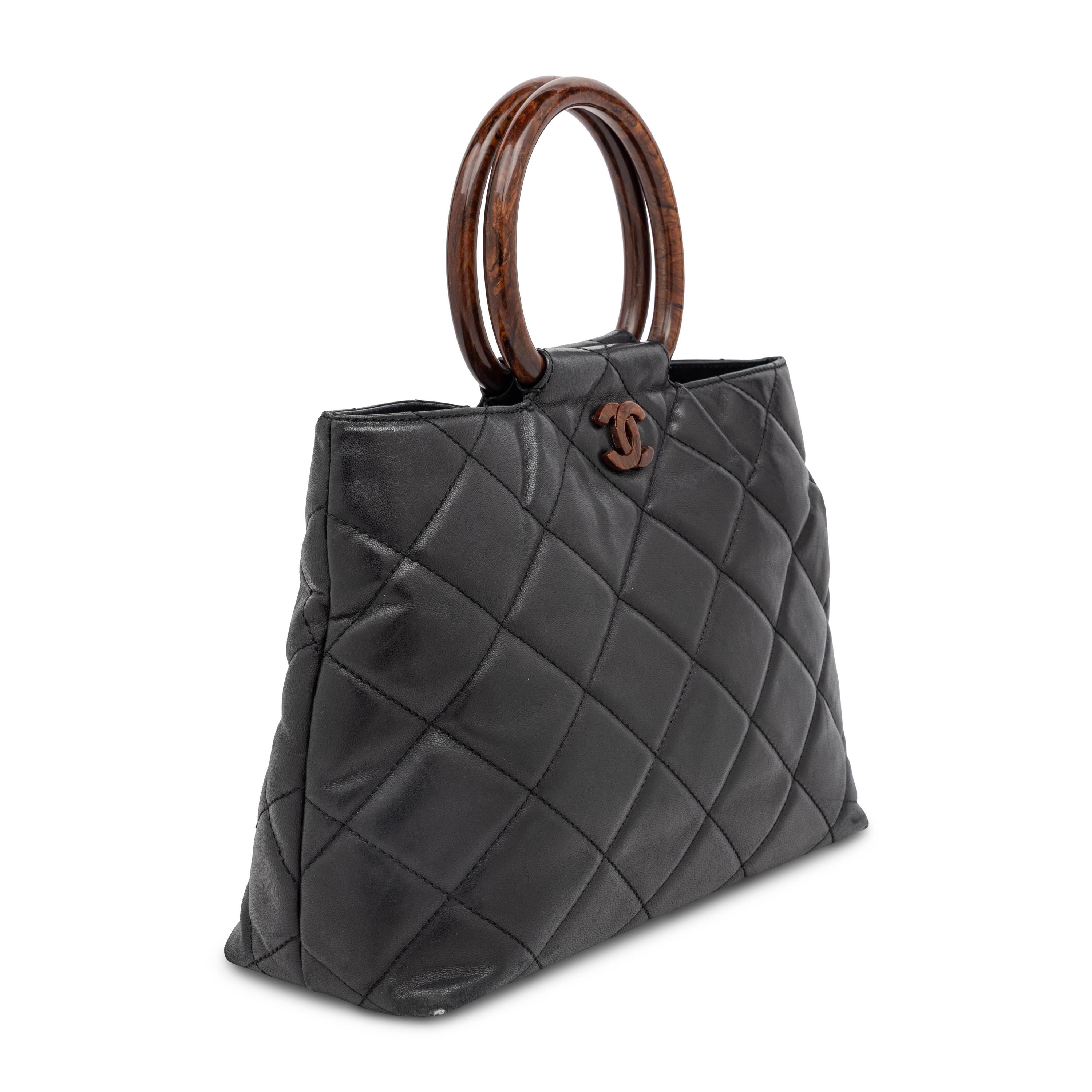 Chanel, Wooden Handle Handbag