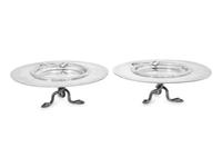 A Pair of American Silver-Gilt Tazze