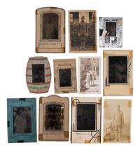 [AFRICAN AMERICANA] -- [EARLY PHOTOGRAPHY]. A group of 13 photographs of African American subjects, incl. soldiers.