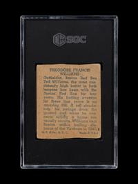 A 1943 M.P. & Co. R302-1 Ted Williams Baseball Card (SGC Authentic)
