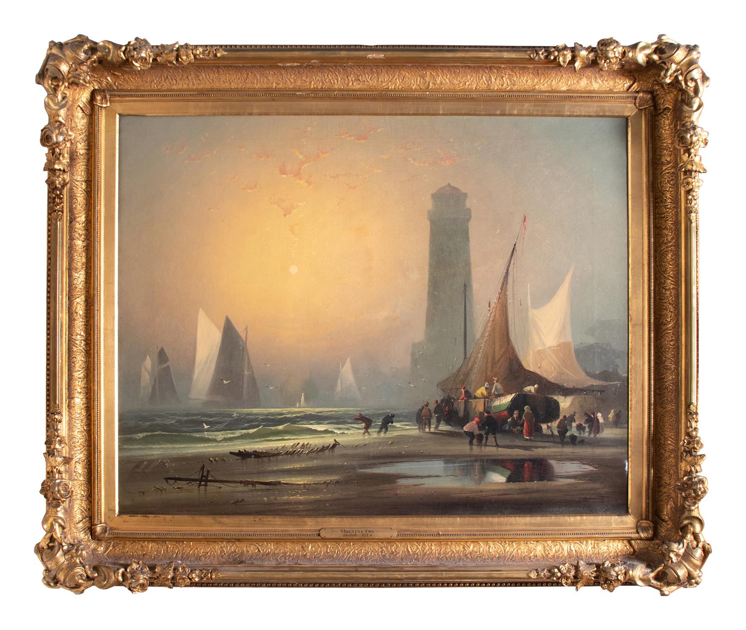 Dutch School 19th Century Morning Fog oil on canvas