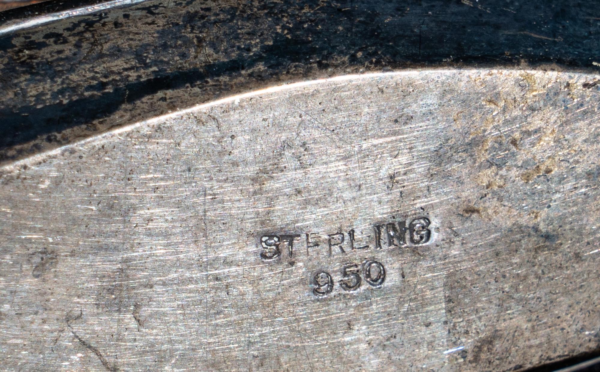 Three Chinese Export Silver and Silvered Metal Articles