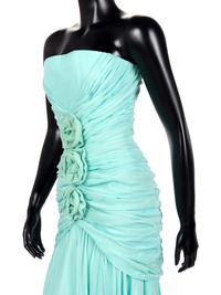 Two Evening Dresses: One Scaasi, One Bonwit Teller, 1980s