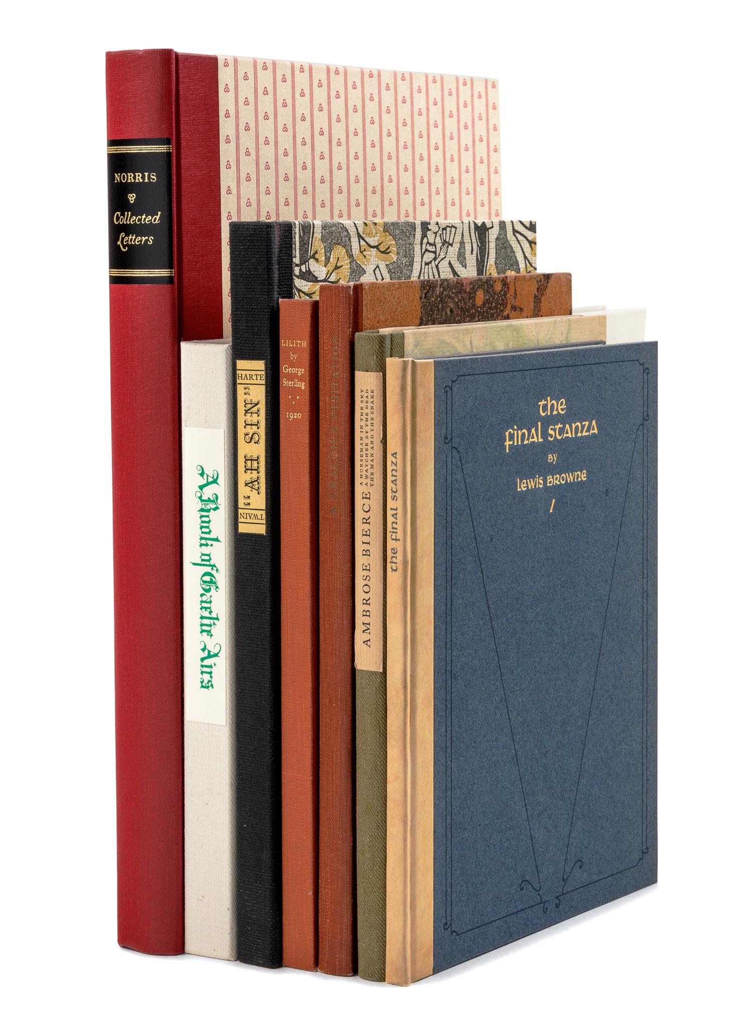 [BOOK CLUB OF CALIFORNIA]. A group of 7 works relating to literature and philosophy, comprising: