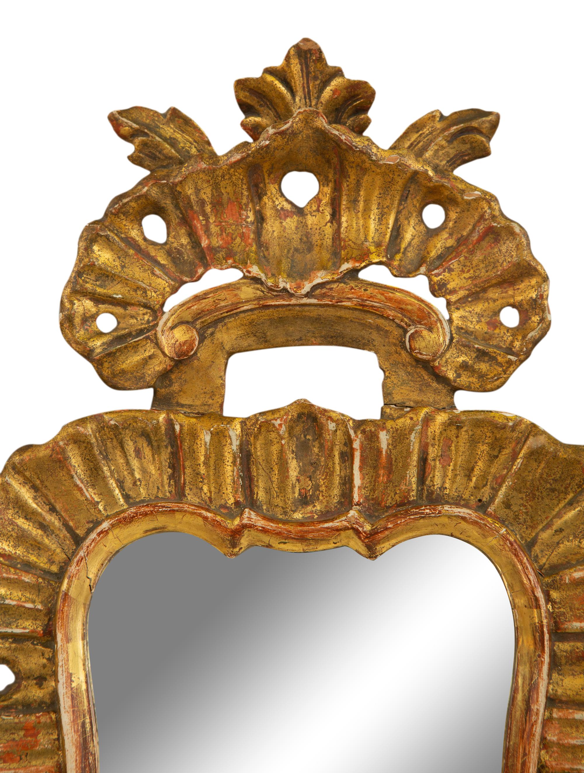 A Venetian Style Giltwood Mirror