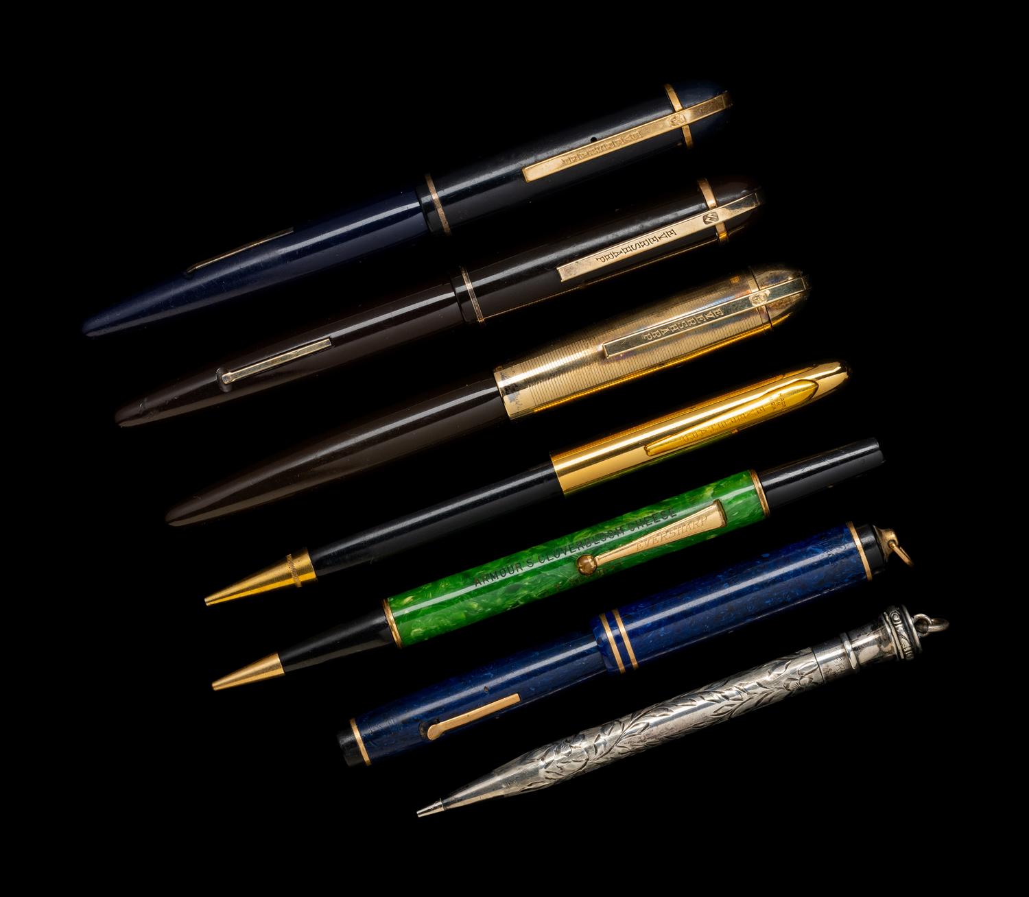 A Set of Seven Wahl-Eversharp Writing Instruments