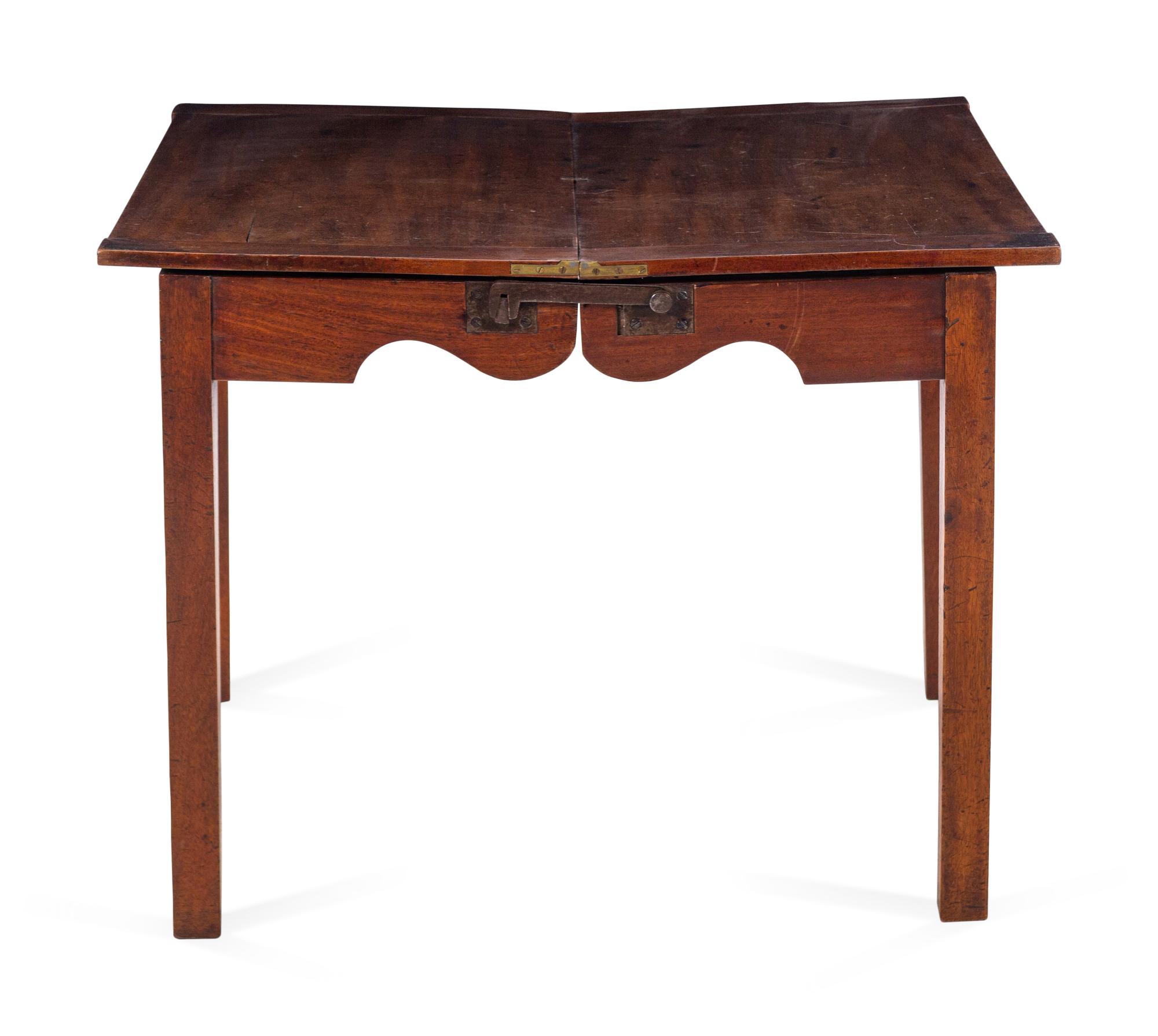 A George III Style Mahogany Folding Table
