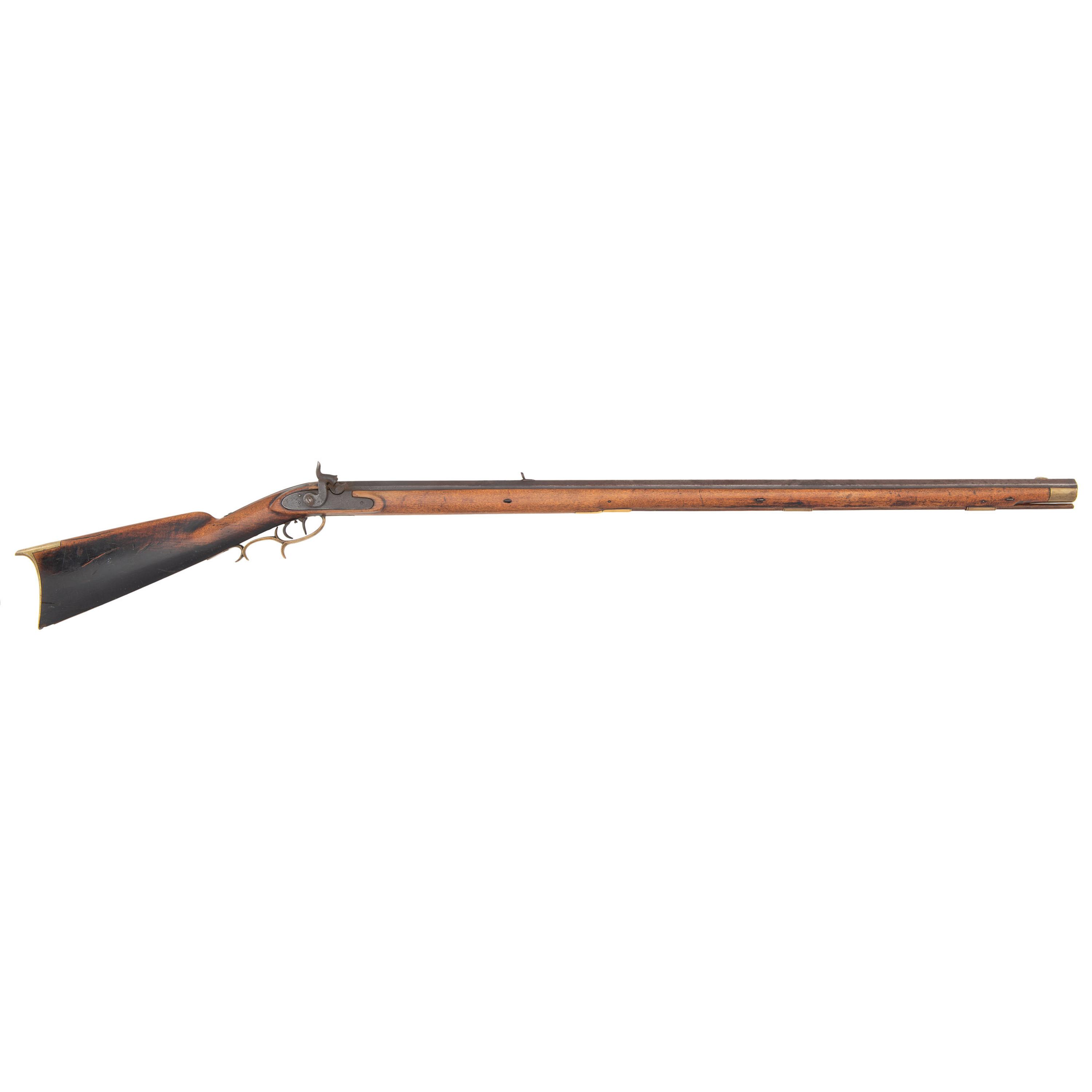S. Hawken Marked Fullstock Percussion "Plain" Rifle