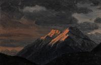 The Mountain Top at Sunset, Western Landscape
