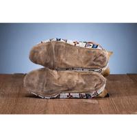 Cheyenne Child's Beaded Hide Moccasins