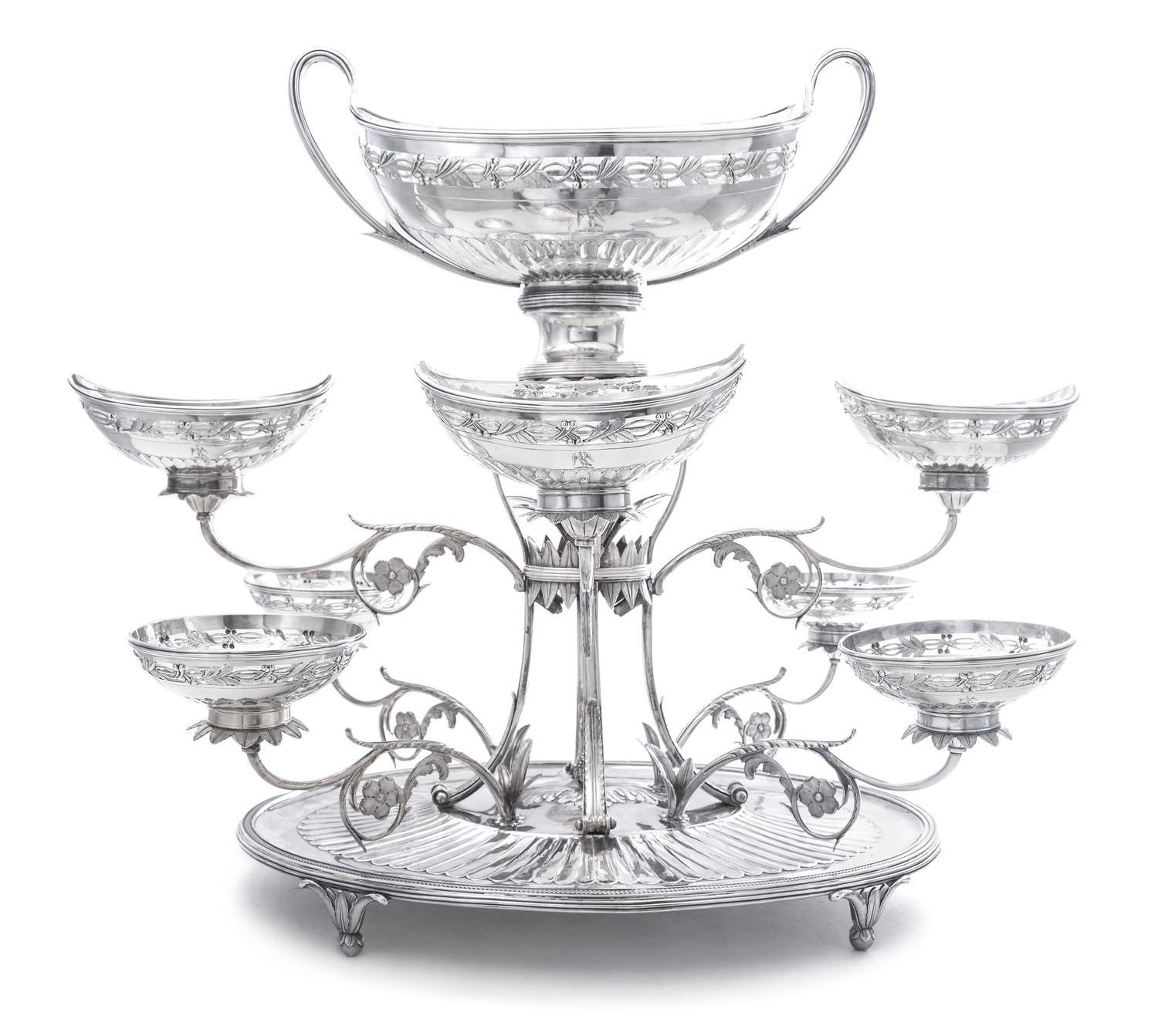 A George III Silver Epergne by Thomas Pitts
