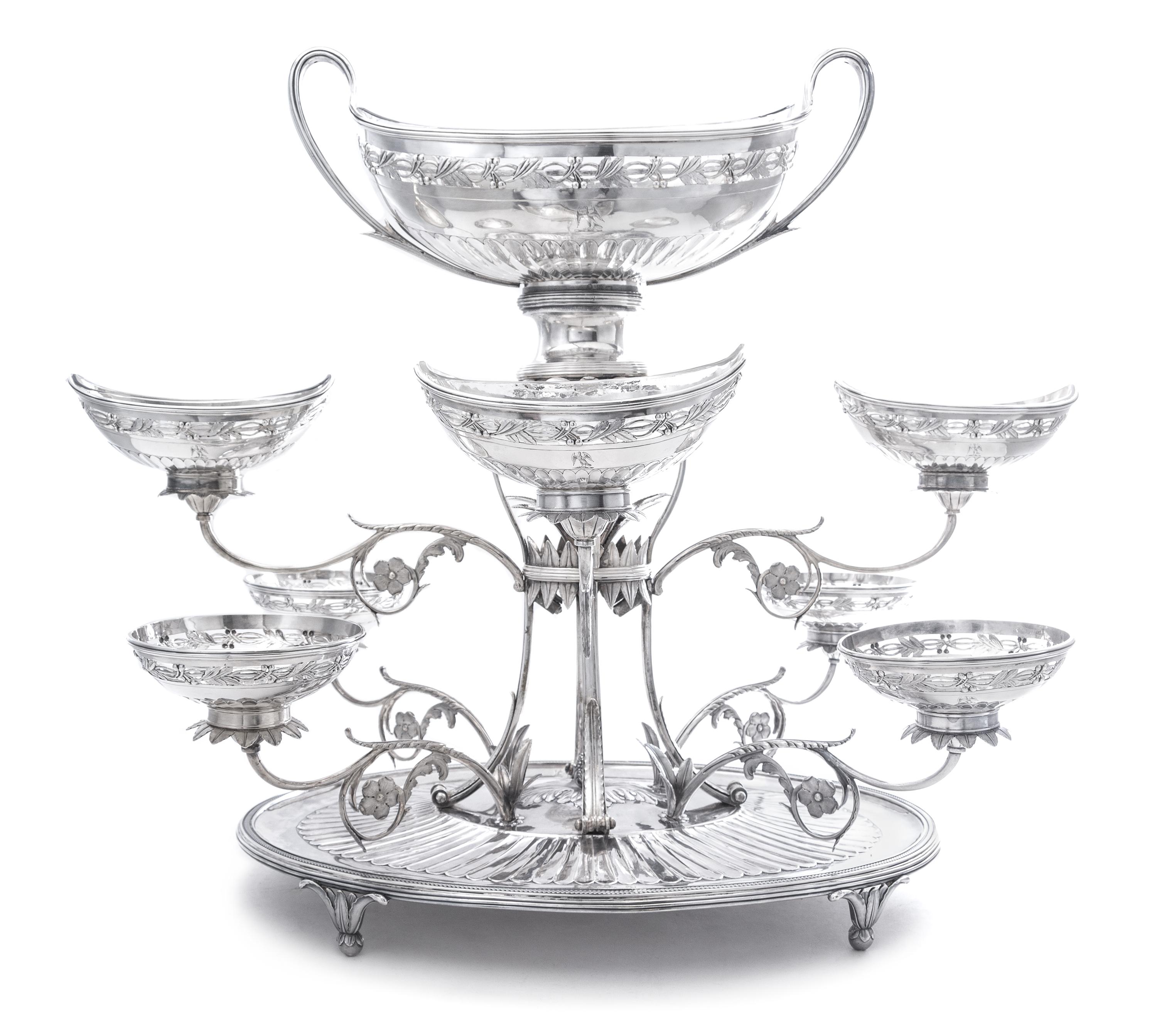 A George III Silver Epergne by Thomas Pitts