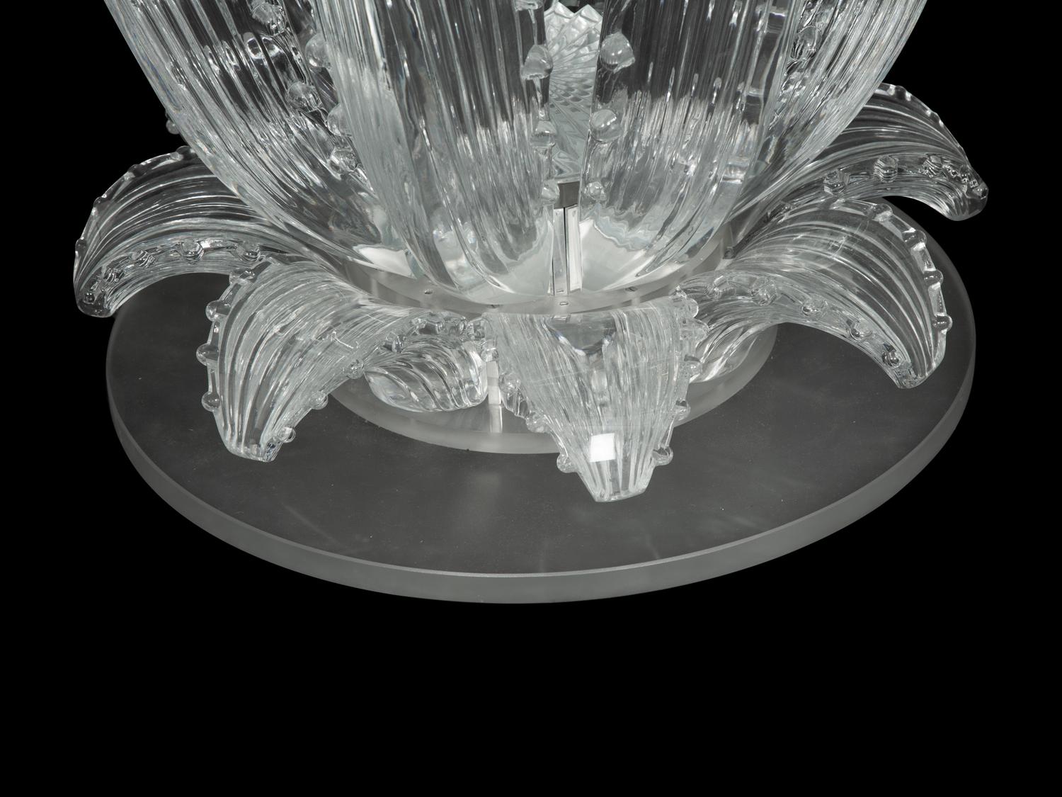 A Lalique Cactus Center Table