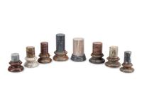 A Group of Eight Grand Tour Style Marble Columns