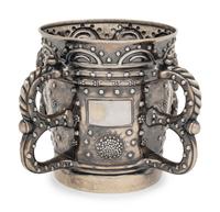 A Victorian Silver-Gilt Tyg