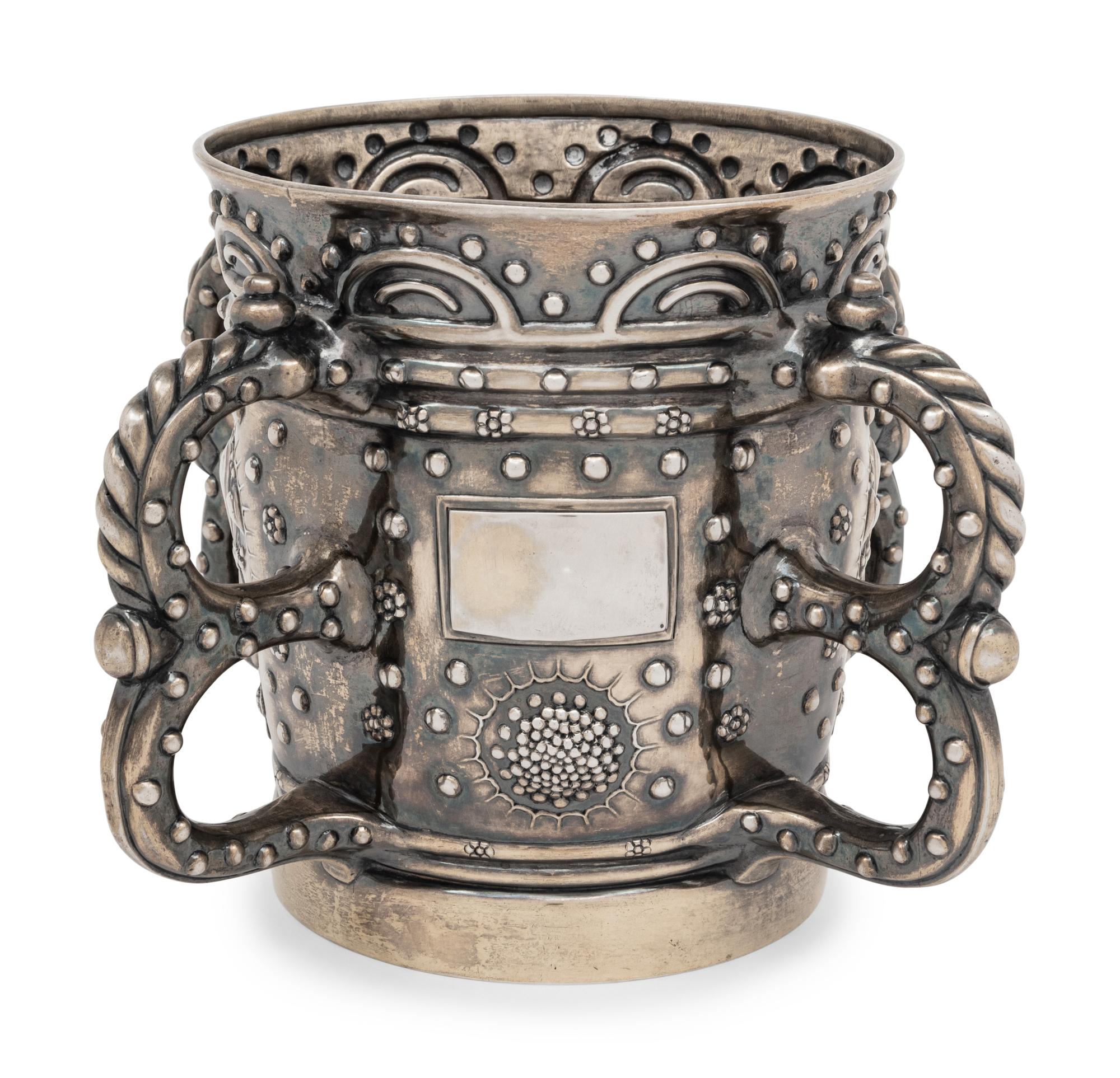 A Victorian Silver-Gilt Tyg