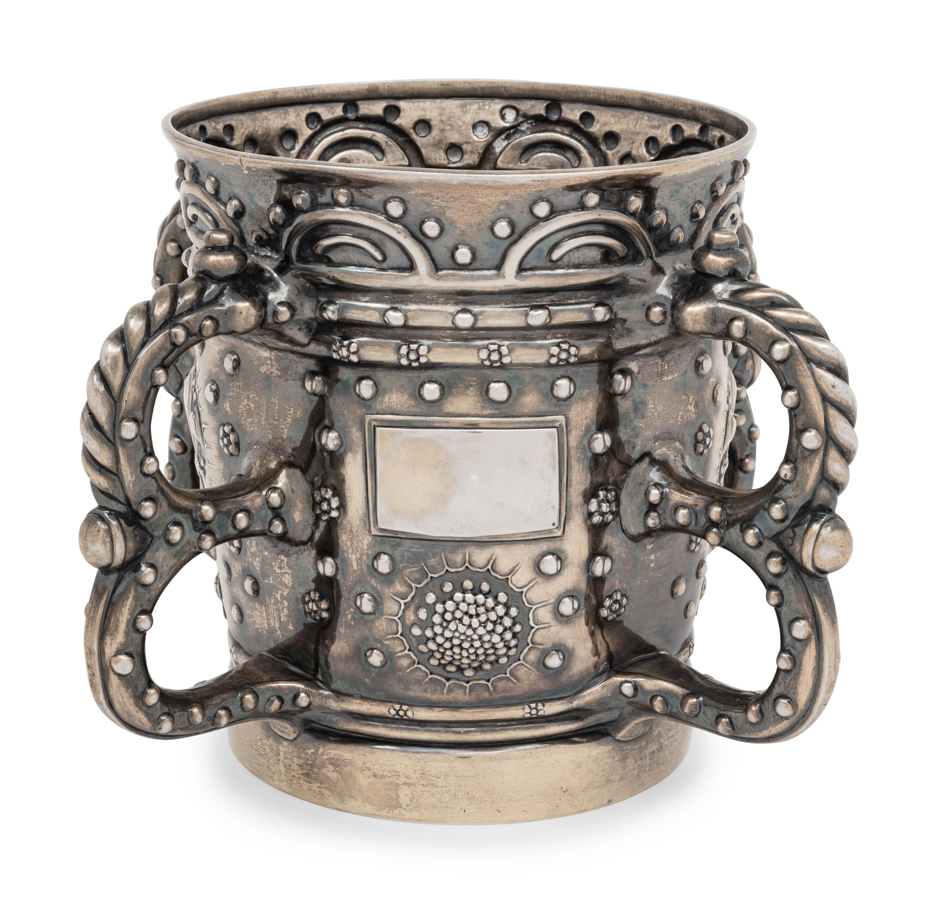 A Victorian Silver-Gilt Tyg