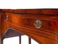 A George III Style Satinwood Inlaid Mahogany Sideboard