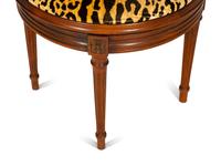 A Louis XVI Style Caned Bureau Chair