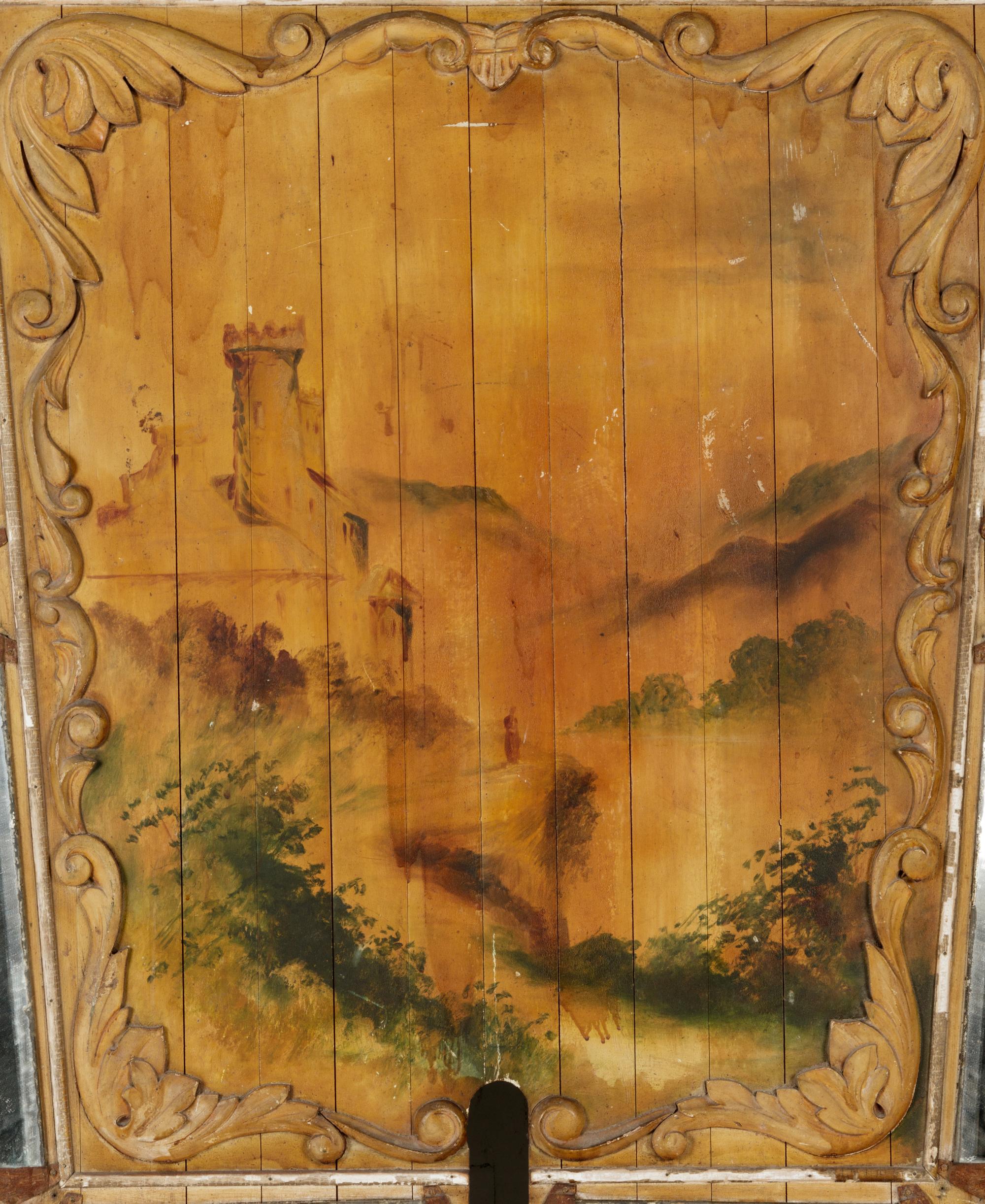 A Hershel Spillman Painted Merry-Go-Round Panel, 1910