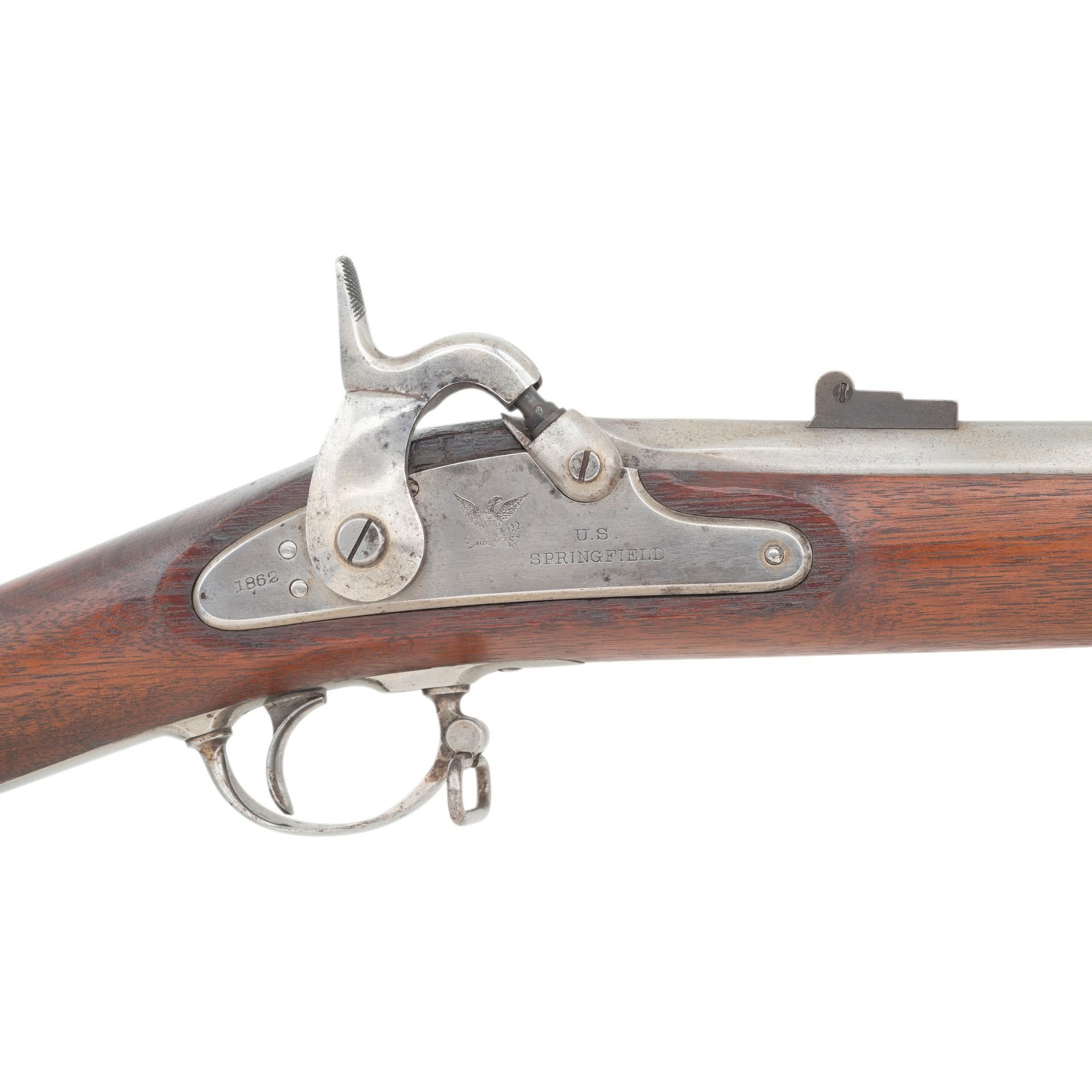 Fine US Model 1861 Rifle Musket by Springfield Dated 1862