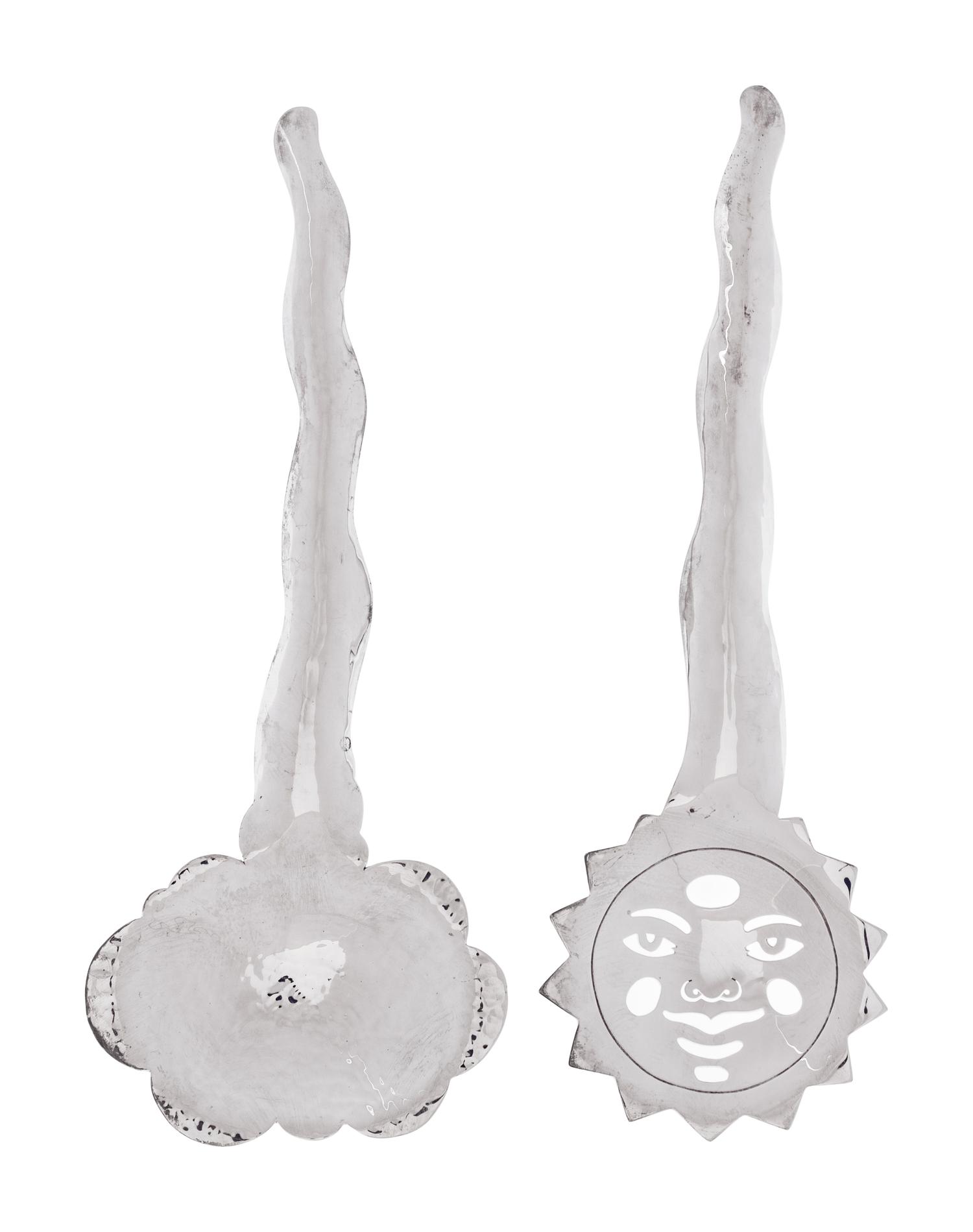 Two Emilia Castillo Silver-Plate Serving Articles