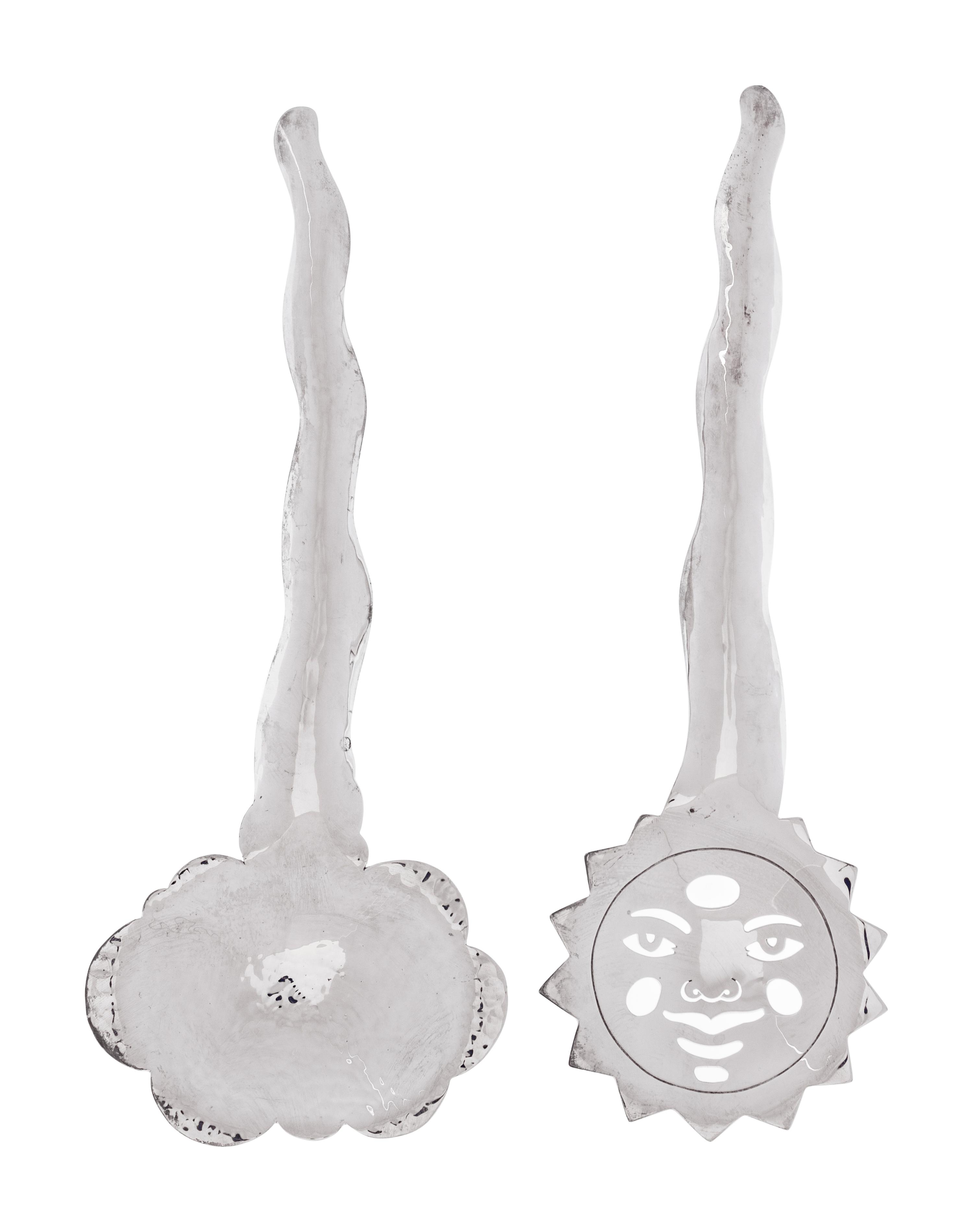 Two Emilia Castillo Silver-Plate Serving Articles