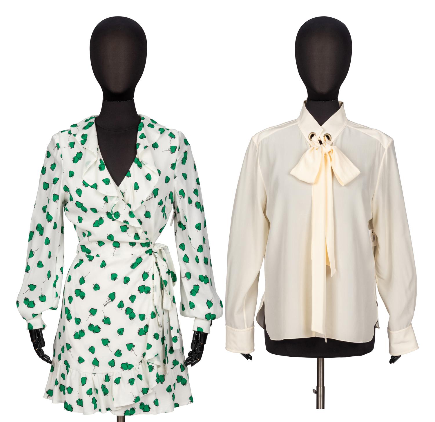 Chloé Blouse & Miu Miu Minidress NWT
